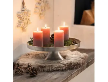 Kerze "Walnuss", 4er Set