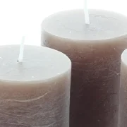 Kerze "Walnuss", 4er Set