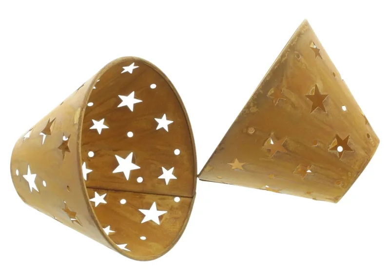 Kerzenschirm "Sternenhimmel", 2er Set