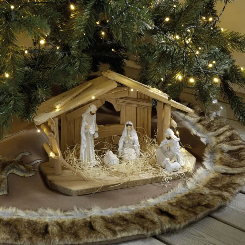 Krippefiguren "Heiligabend", 4er Set
