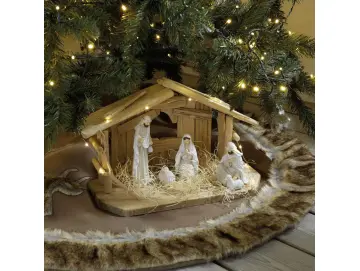 Krippefiguren "Heiligabend", 4er Set