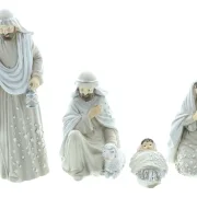 Krippefiguren "Heiligabend", 4er Set