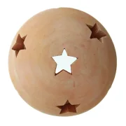 Kugel "Sterne", mittel , Terracotta Ø 17 cm