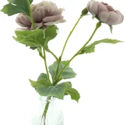 Kunstblume Pfingstrosen in Vase, Kunststoff, Glas Maße: ca. Höhe 37 cm