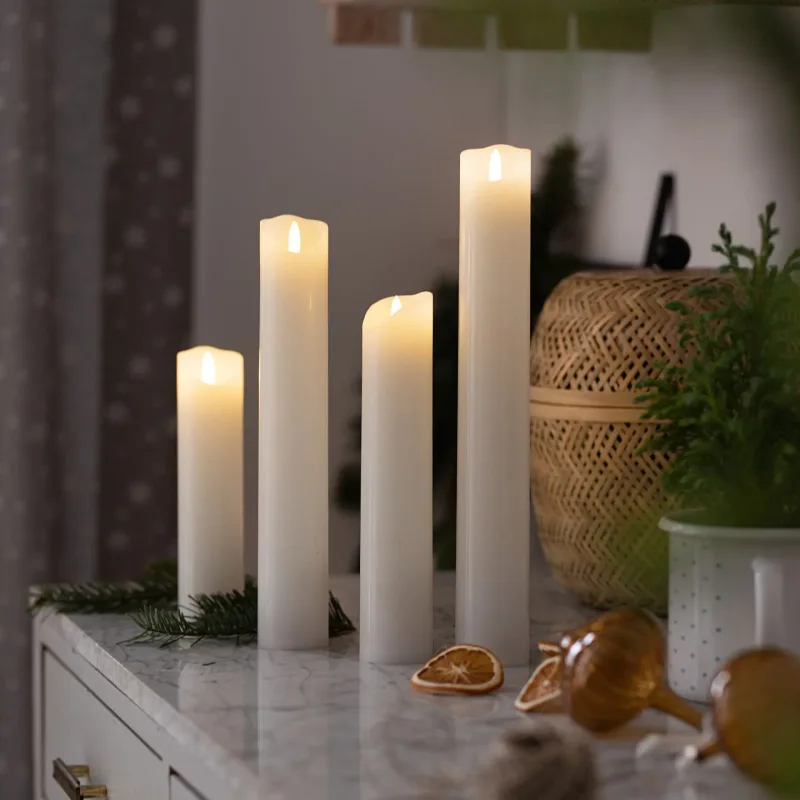 LED-Kerze "Elegance", 4er Set