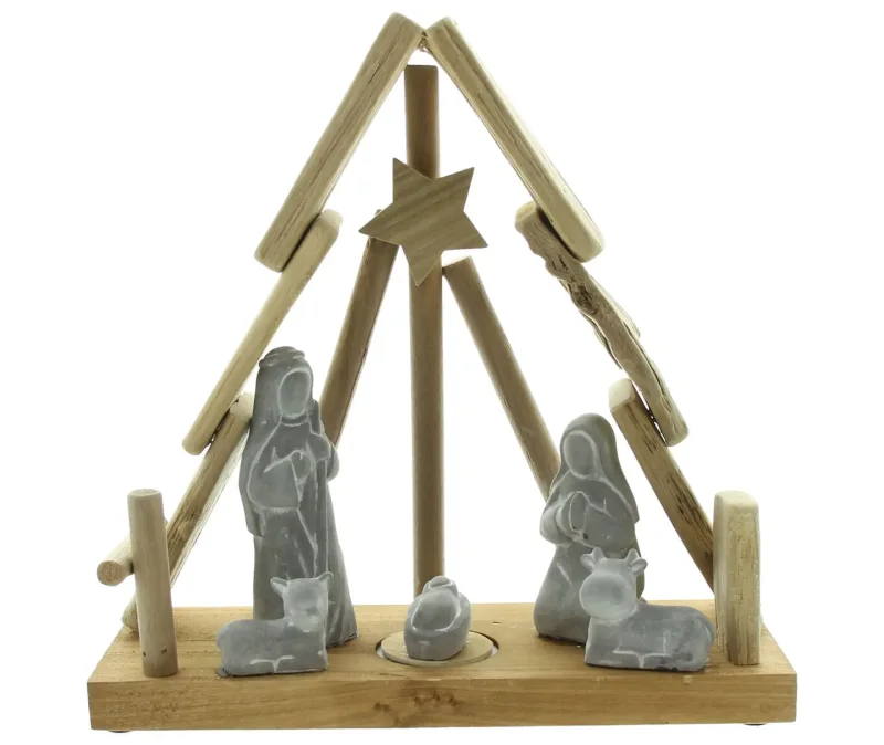 LED-Krippe "Heilige Nacht"