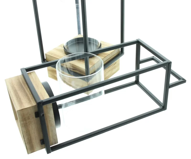 Laterne "Industrial Modern", 2er Set