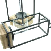 Laterne "Industrial Modern", 2er Set