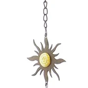 Metall-Hänger "Sonne" für Innen + Außen, Gartendeko, Wandschmuck