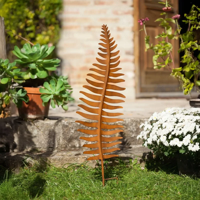 Metallstecker "Farnblatt"