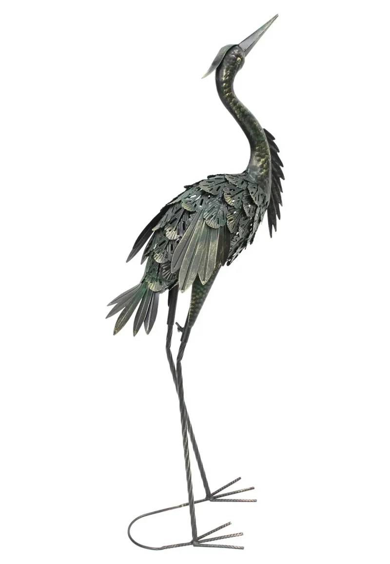 Metallvogel "Reiher"