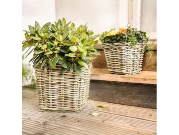 Pflanzer "Rattan", groß