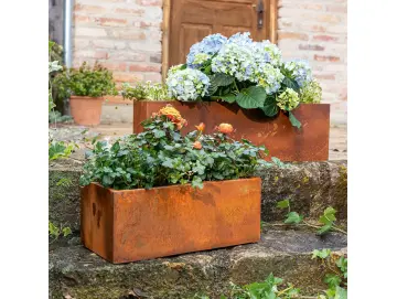 Pflanzer "Rost", 2er Set