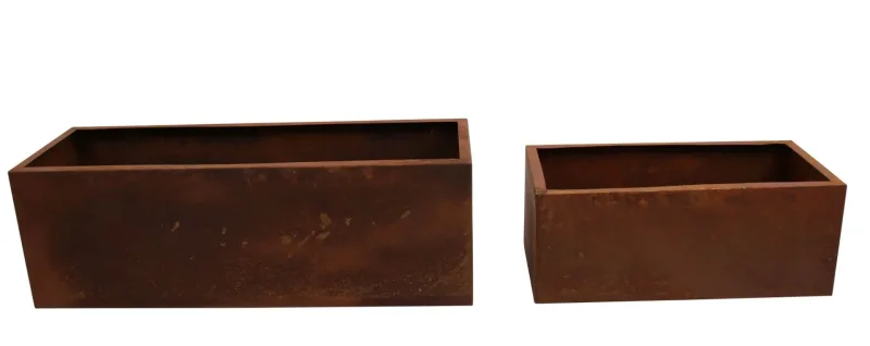 Pflanzer "Rost", 2er Set