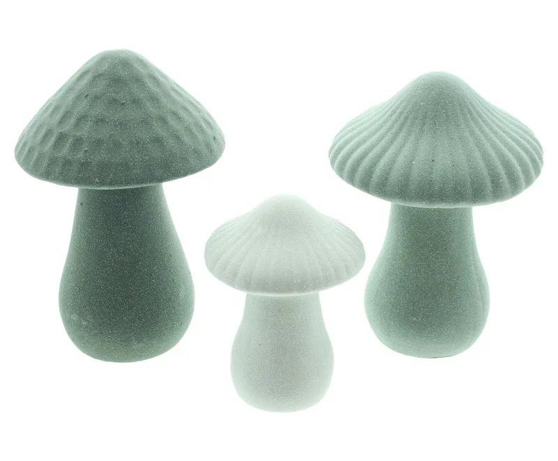 Pilz "Grün", 3er Set