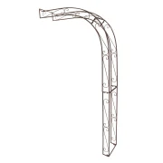 Rankhilfe "Halbbogen"