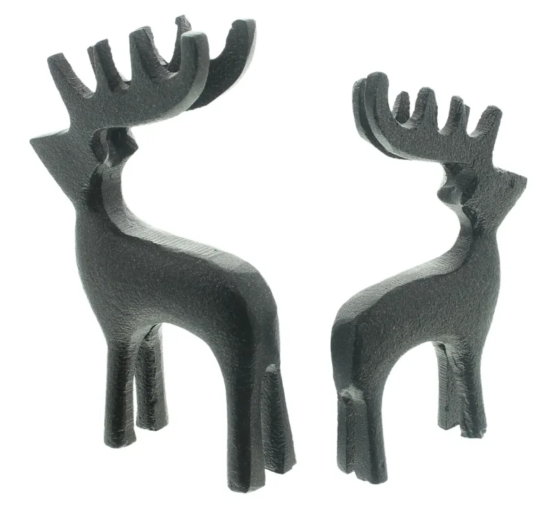 Rentier "Black", 2er Set