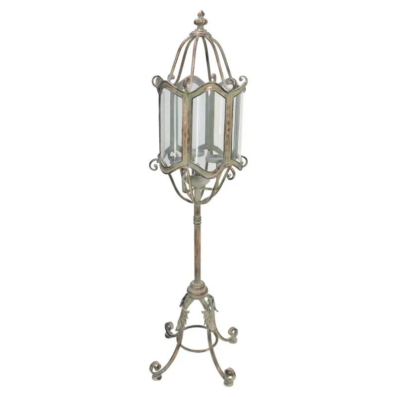 Standlaterne "Shabby-Grey"