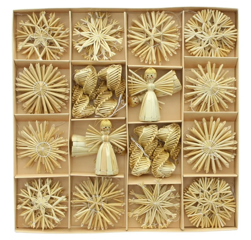 Strohdeko "Tradition", 60er Set