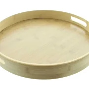 Tablett "Bambus", rund