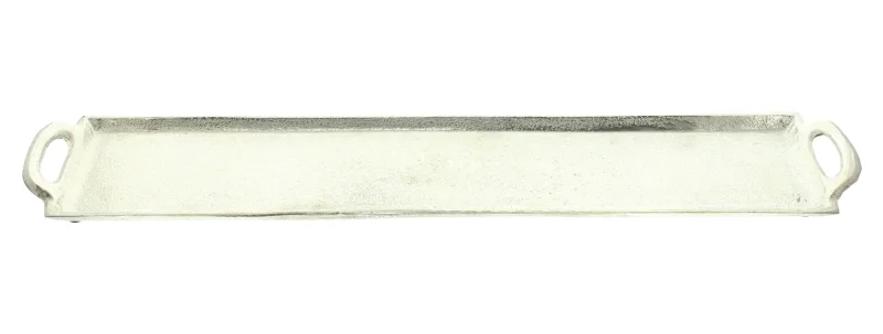 Tablett "Silberglanz", lang