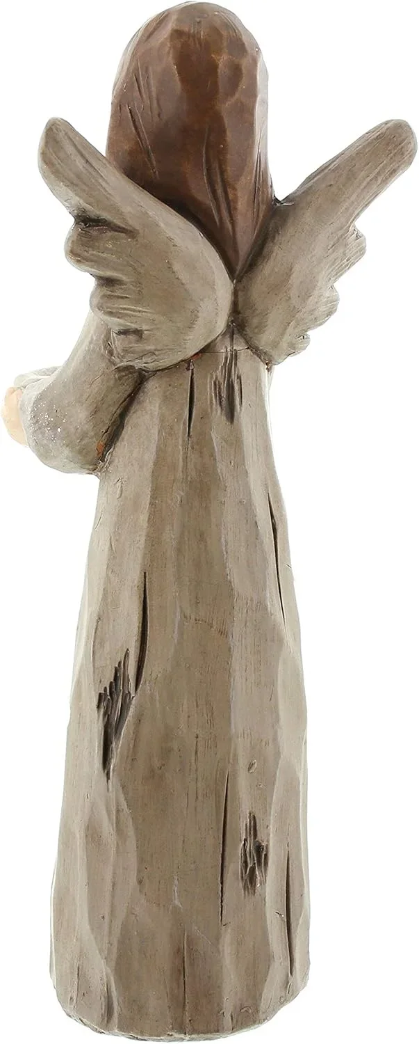 Teelichthalter "Engel mit Schale"