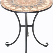 Tisch Mosaik mit Metallgestell, rund Ø70 x 76 cm