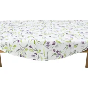 Tischdecke Olive Garden, rund, abwaschbar, wasserabweisend, 50% Baumwolle, 50% Polyester Maße: Ø 160 cm