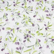 Tischdecke Olive Garden, rund, abwaschbar, wasserabweisend, 50% Baumwolle, 50% Polyester Maße: Ø 160 cm