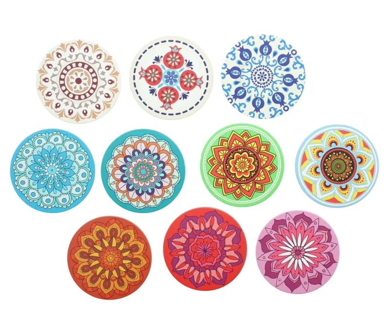 Untersetzer "Mandala", 10er Set