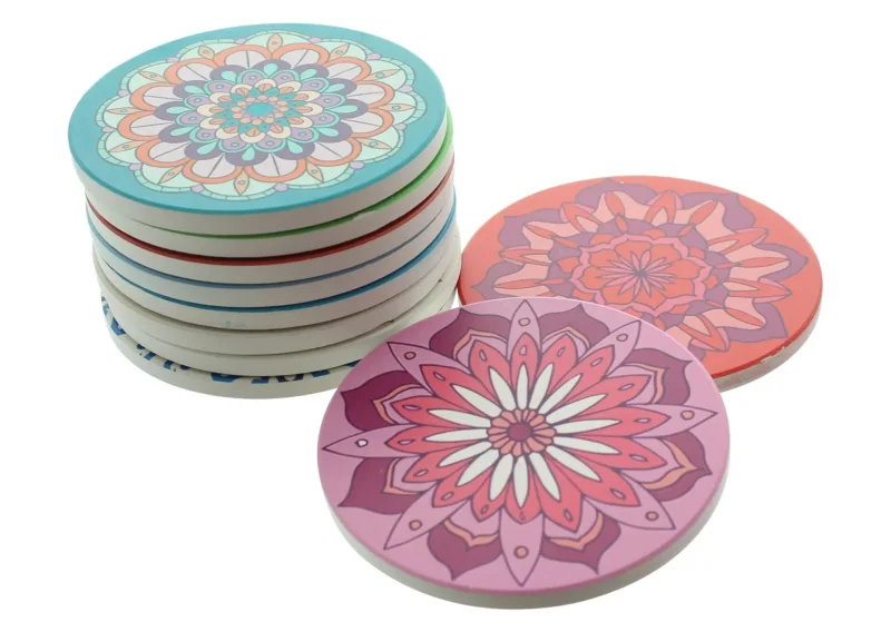 Untersetzer "Mandala", 10er Set