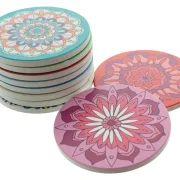 Untersetzer "Mandala", 10er Set