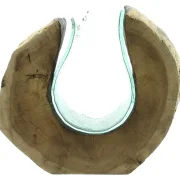 Vase "Wurzelholz", rund