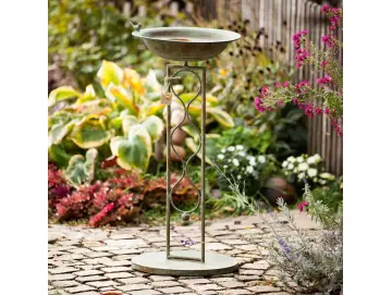 Vogeltränke "Flora" mit Ständer