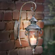 Wandlaterne "Shabby-Grey"