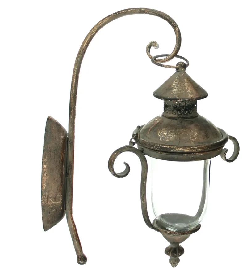 Wandlaterne "Shabby-Grey"