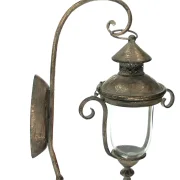Wandlaterne "Shabby-Grey"