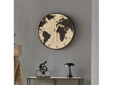 Wanduhr "Globetrotter"