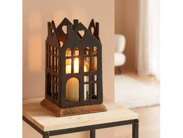 Windlicht "Haus"
