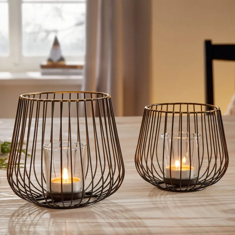 Windlicht "Modern", 2er Set