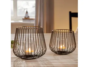 Windlicht "Modern", 2er Set