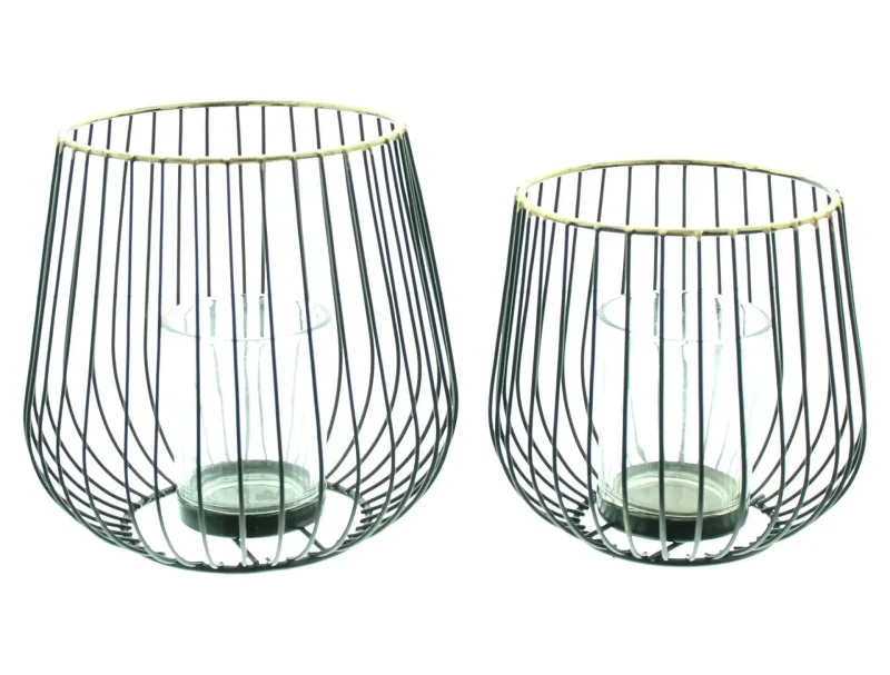 Windlicht "Modern", 2er Set