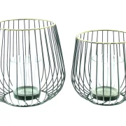 Windlicht "Modern", 2er Set