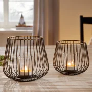 Windlicht "Modern", 2er Set