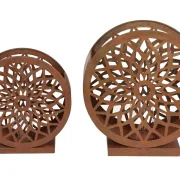 Windlicht “Ornament”,2er Set