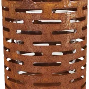 Windlicht "Rost-Säule", 2er Set
