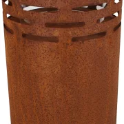 Windlicht "Rost-Säule", 2er Set